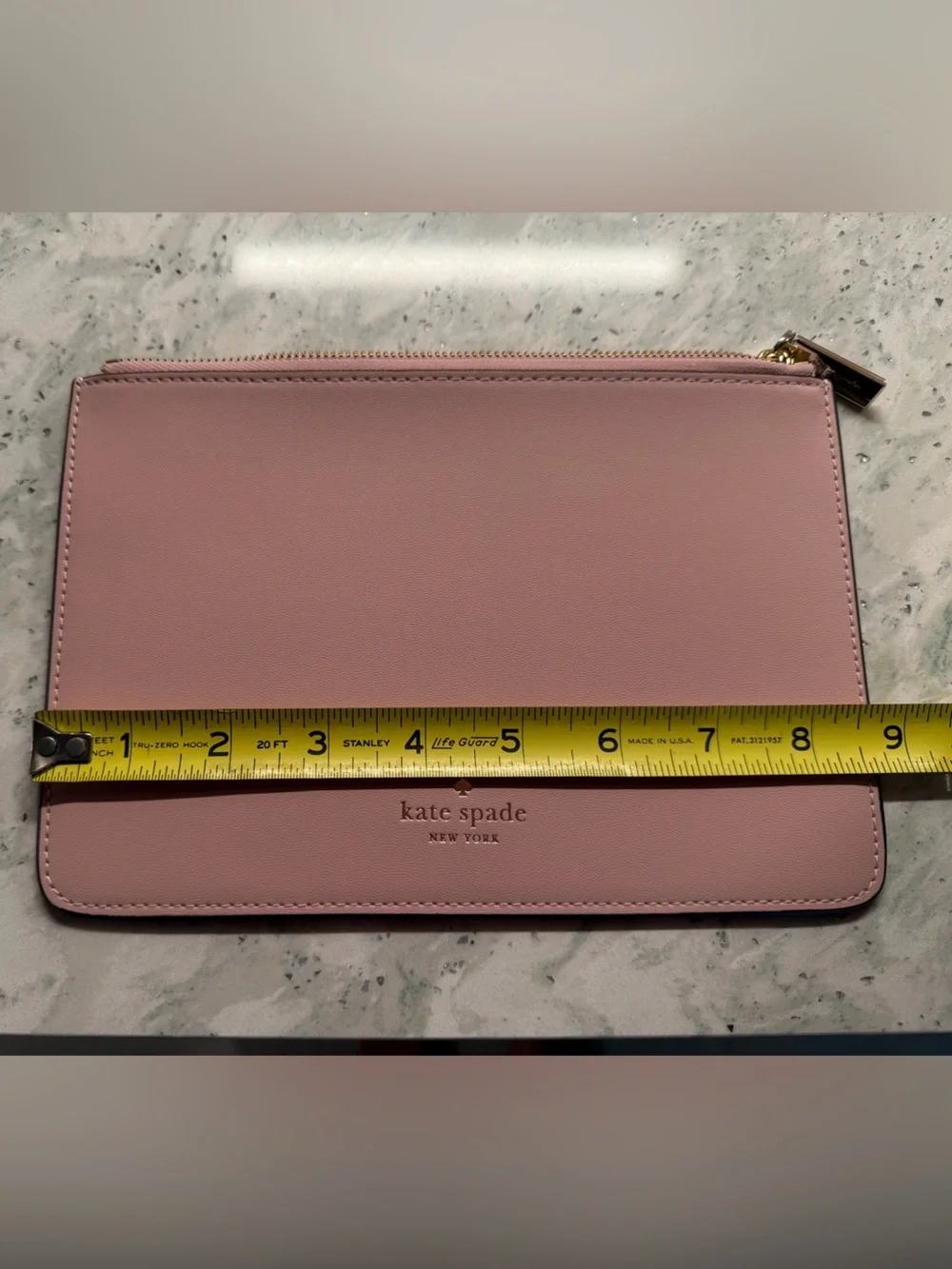 EUC Kate Spade Blush Pink New York Saffiano Pouch